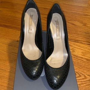 Zara black heels EU39/US 8.5